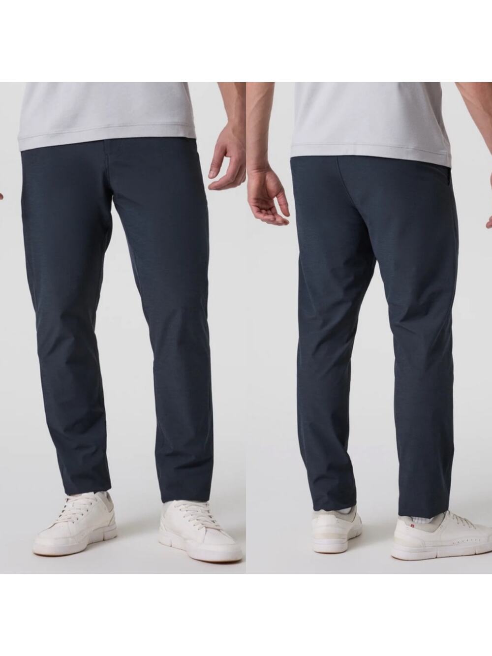 Vuori Aim Pants Mens 31 Blue Golf Performance Chino 4 Way Stretch Casual Travel